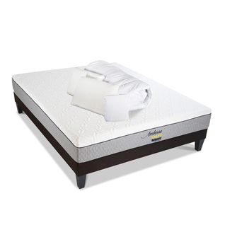 Pack Anti Punaise Amboise 180x200 Cm Matelas Mousse + Sommier Bois + Accessoires
