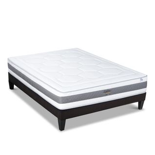 Ensemble Sublime 180x200 Cm Matelas Mousse + Sommier Bois Ferme