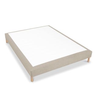 Sommier Tapissier Sisal 160x200 Cm Ep. 18 Cm Beige (pieds Inclus)