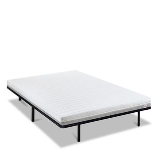 Ensemble Matelas Mousse 160x200 Cm VENUS Epaisseur 12 cm + Sommier Métal
