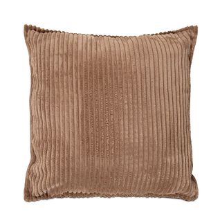 Lot De 2 Coussins Velours Côtelé Malo 40x40cm Coloris Marron