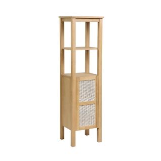 Colonne De Salle De Bain Sur Pieds Chêne Nesto 145cm Porte Cannage