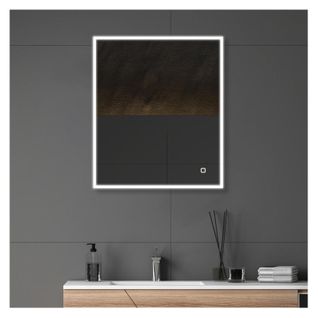 Miroir LED Rectangulaire Cadre Rétro-éclairé Eclips