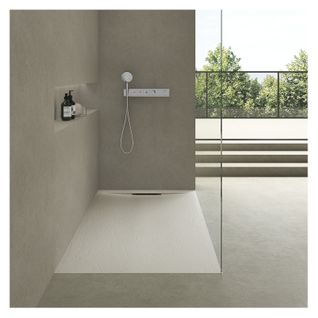 Receveur De Douche Ona Aspect Ardoise Extra-plat Sable
