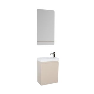 Meuble Lave-mains Lisa + Miroir Tablette