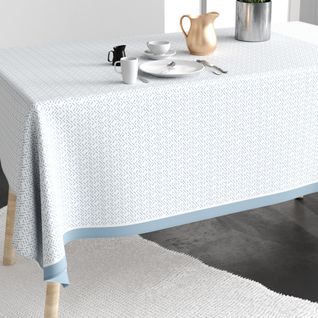 Nappe Rectangulaire Anti Tache 140x200 Cm Coton Barba Glace