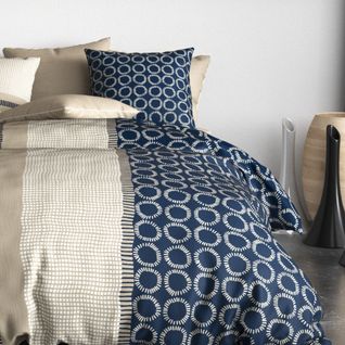 Parure De Lit 240x260 Cm Coton 57 Fils - 3 Pièces Noribai