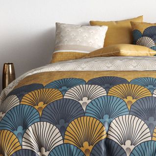 Parure De Lit 220x240 Cm Coton 57 Fils - 3 Pièces Kama