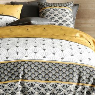 Parure De Lit 220x240 Cm Coton 57 Fils - 3 Pièces Lea