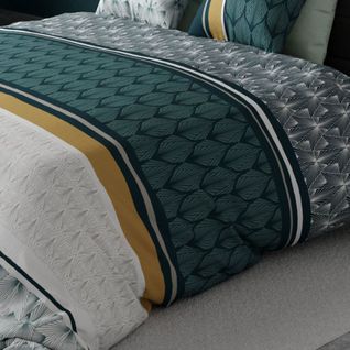 Parure De Lit 220x240 Cm Coton 57 Fils - 3 Pièces Lerio
