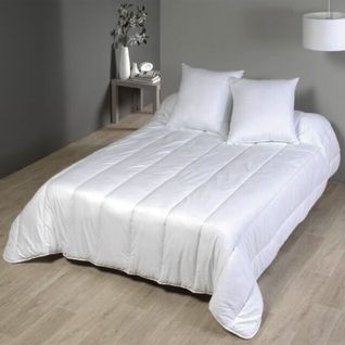 Couette Blanche 140x200 Cm Toutes Saisons 400 Gr/m² Made In France