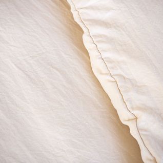 Housse De Couette 220x240 Cm + 2 Taies 100% Microfibre Lavé Sable