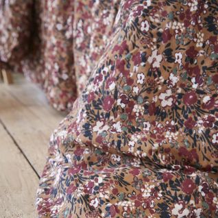 Housse De Couette 200x200 Cm Gaze De Coton Nora Camel