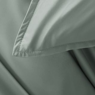 Taie D'oreiller 63x63 Cm Bambou Eucalyptus