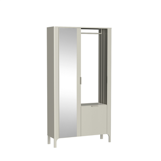 Armoire Dressing - L.105 X H.197 X P.33 Cm - Amari - Cachemire