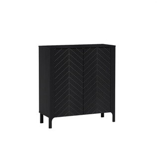 Buffet - L.153 X H.95 X P.41 Cm - Amari - Noir