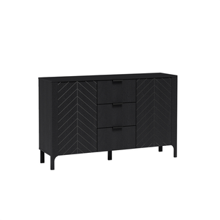 Buffet - L.153 X H.95 X P.41 Cm - Amari - Noir