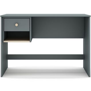 Bureau Enfant 1 Tiroir En Bois Vert Kaki 110 Cm Elise