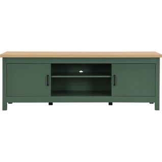 Meuble TV 2 Portes Vert 160 Cm - Sana