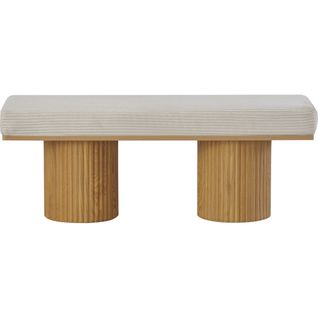 Banc En Velours Côtelé Beige - Mahe
