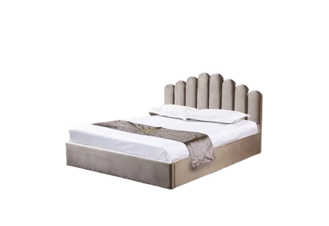 Lit Coffre Doha 2 Places 160x200 Cm Moka Sommier Coffre Intégré