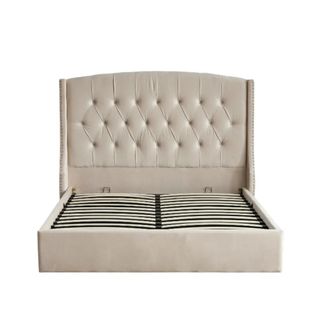 Lit Coffre 2 Places 180x200 Cm Sultan Velours Sommier Intégré