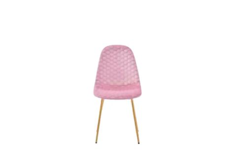 Lot De 4 Chaises Scandinaves Abeille Gold Velours