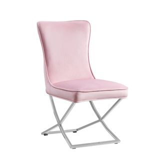 Lot De 2 Chaises Gabrielle Capitonnée Velours