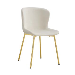 Lot De 2 Chaises Elen Gold Velours