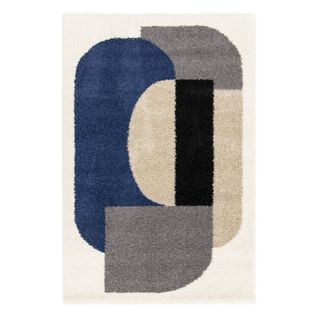 Tapis Intérieur Shaggy. Motifs Géométriques. Multicolore. 160 X 230cm