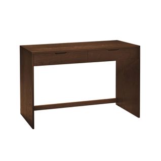 Console Décor Bois 2 Tiroirs 120cm Noyer - Tania