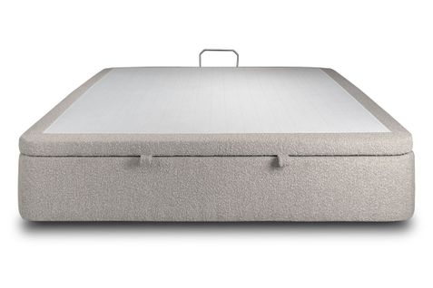 Sommier Coffre Bouclette Gris 140x190 H39cm