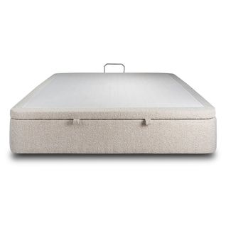 Sommier Coffre Bouclette Beige 140x200 H39cm