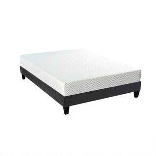 Ensemble Matelas Mousse 160x200 L'aguicheur - Avec Sommier Et Pieds - Spécial Mal De Dos