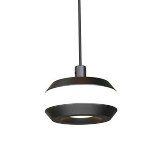 Suspension LED Dimmable Cylindre Noir Hauteur Réglable Design Minimaliste - Rive