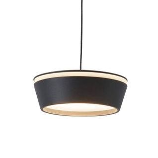 Petite Suspension Noire Minimaliste LED Intégrée Dimmable - Mavel