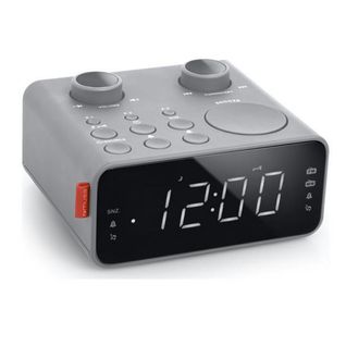 Radio-réveil Double Alarme Gris - M17lg