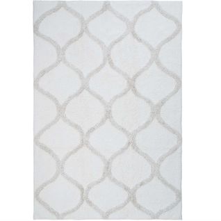 Tapis Salon Lavable Berbère En Coton Beige 60x90 - Style Bohème