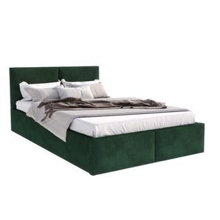Lit Coffre Tesia 120x200  - Sommier Inclus Vert Sapin