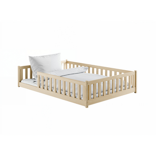 Lit Enfant Moti 120x200 Pin Livré Avec Sommiers