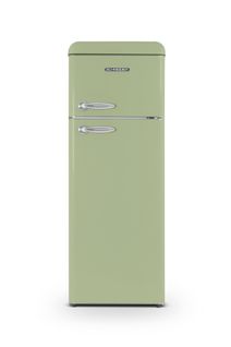 Réfrigérateur Double Porte 211l Vintage Vert Amande - Scdd211v-vae