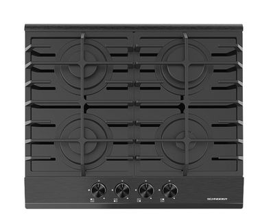 Table Gaz Verre Noir - Sctgog6040n