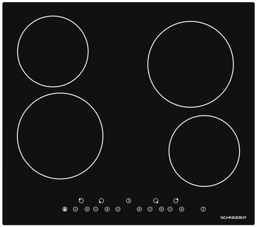 Table Vitrocéramique 4 Feux Noir - Sctv604s