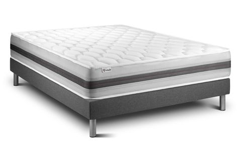 Ensemble Matelas Ressorts Ensachés Et Mémoire De Forme 140x190 Vitalspring Recover Ep:28cm - Sommier