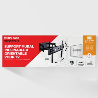 Support mural SONOROUS WMTV 600P