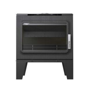 Poêle à Bois Fonte 6.1kw Anthracite - Fr9016760b