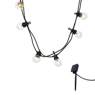 Guirlande Solaire Party Clear 10 Globes 5.7m