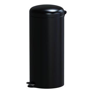 Poubelle De Cuisine à Pédale Urban Noir Acier Inoxydable 30l