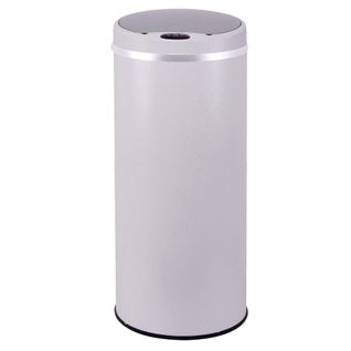 Poubelle Automatique Inox Soho Blanc 42l