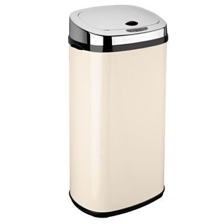 Poubelle De Cuisine Automatique Largo Beige Acier Inoxydable 42l